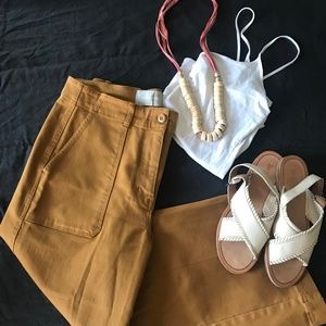 Everlane Wide Leg Crop Utility Pant